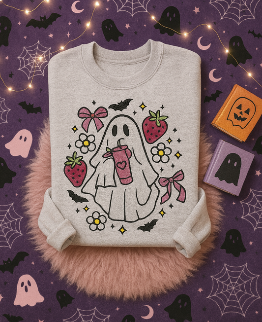 🎀👻🍓 Sweet & Spooky Ghost